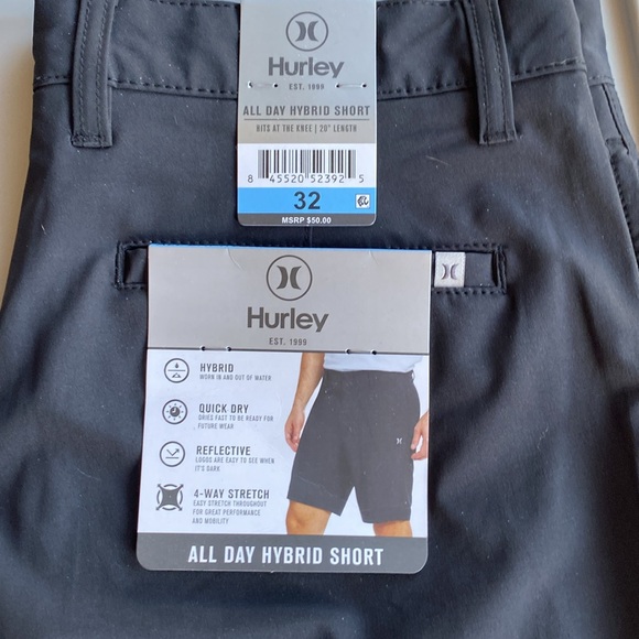 NWT MENS HURLY SHORTS SIZE 32 - Picture 2 of 4
